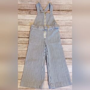 Janie & Jack Pinstripe Romper Girls Size 4
